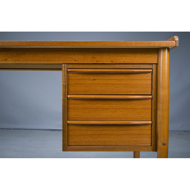 Bureau danois vintage en teck par Gunnar Nielsen pour Tibergaard, 1960