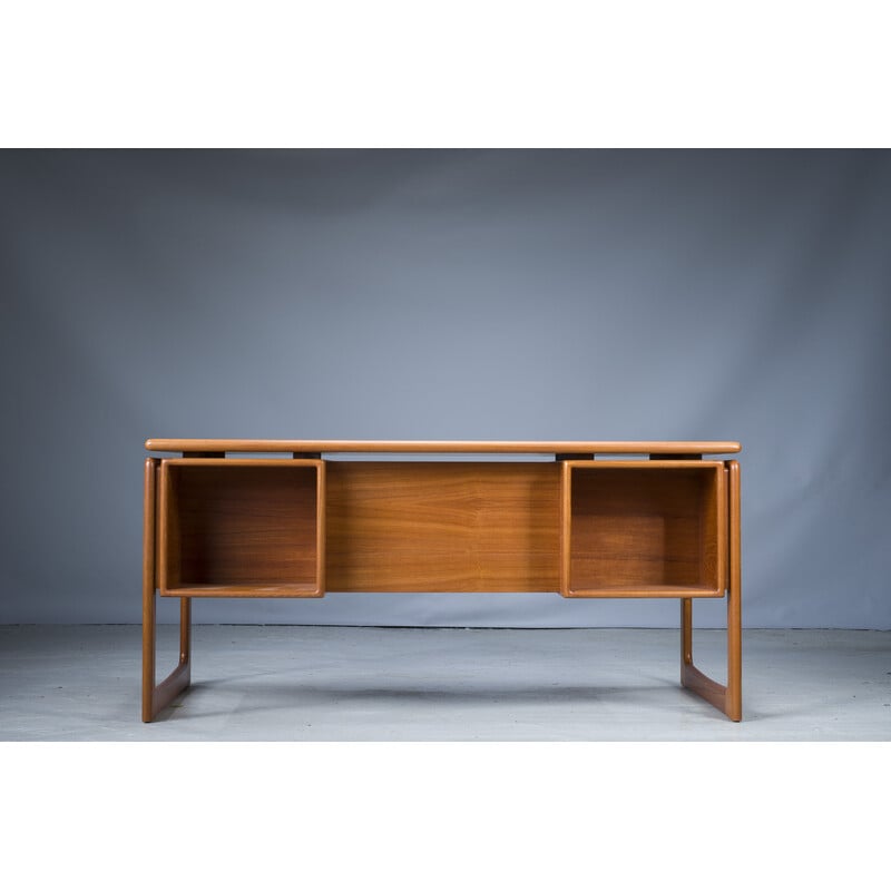 Danish vintage teak desk by Dyrlund, 1970s