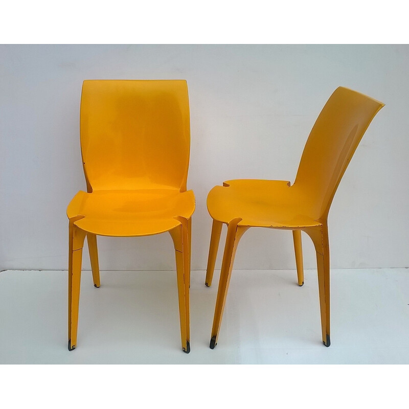 Lot de 4 chaises Marco Zanuso Lambda - 1960