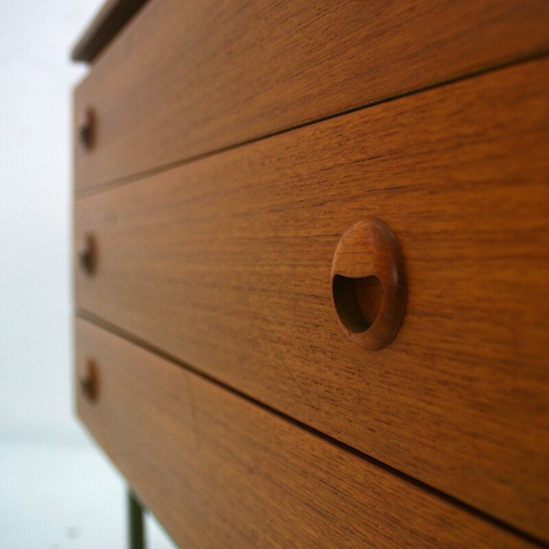 Small chest of drawers in teak - 1960s