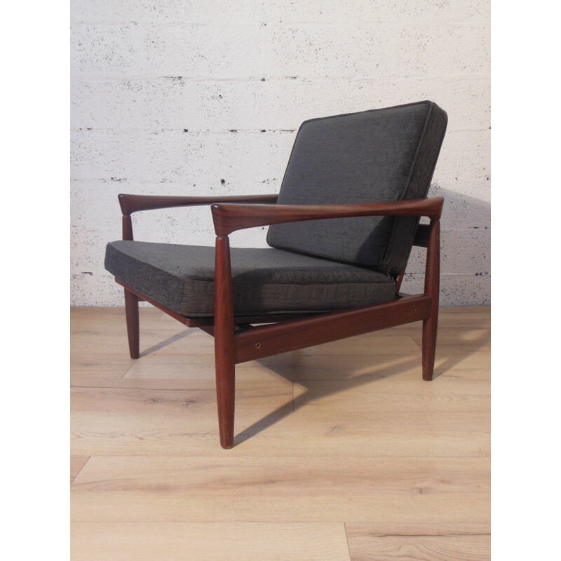 Canapé 3 places et 2 fauteuils "Kolding", Erik WORTZ - années 60
