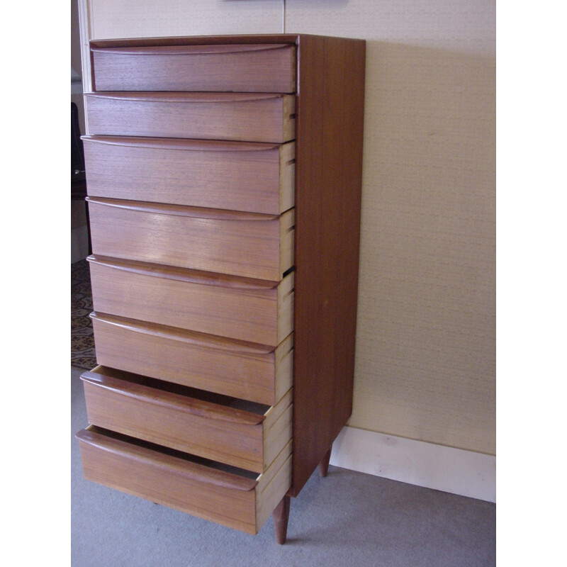 High chest of drawers Falster - 1970s