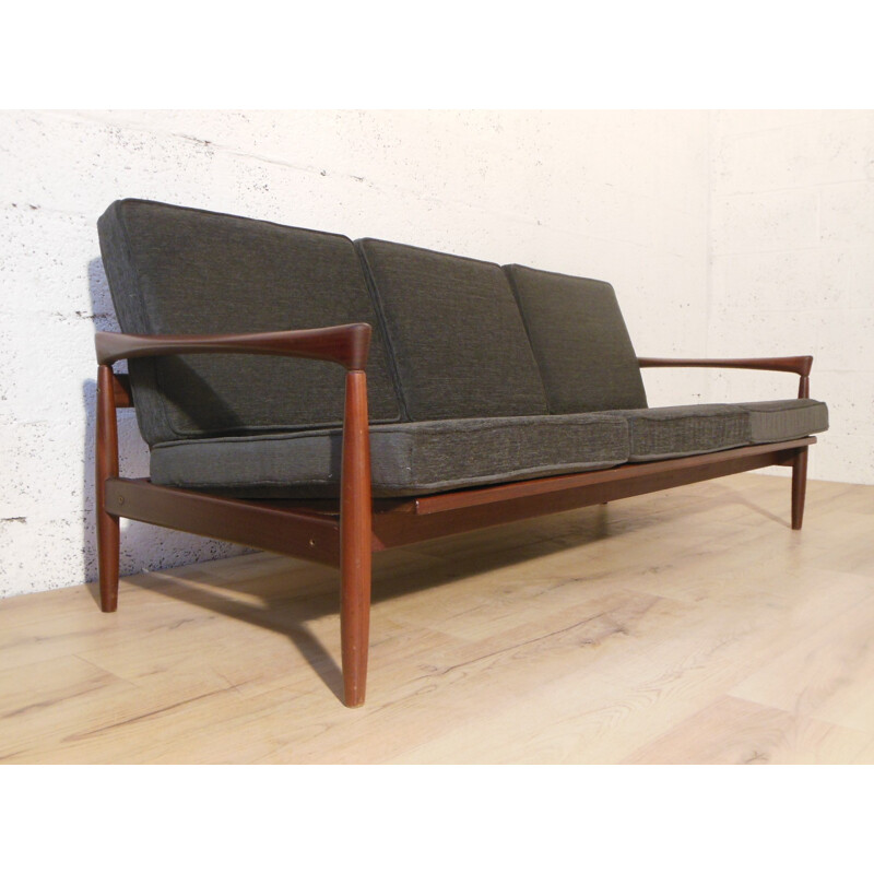 Canapé 3 places et 2 fauteuils "Kolding", Erik WORTZ - années 60