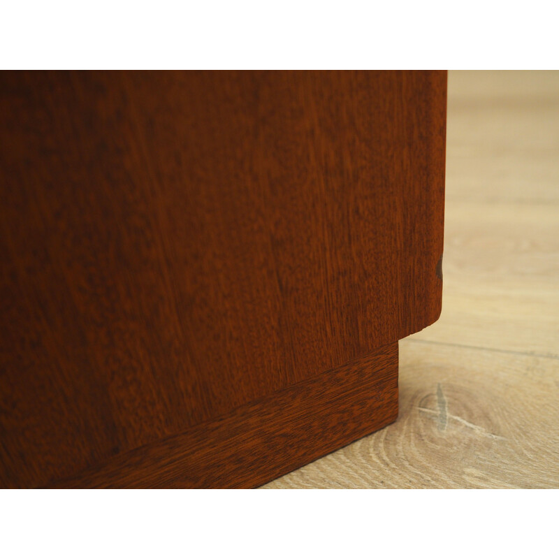 Vintage mahogany bookcase, Denmark 1970s