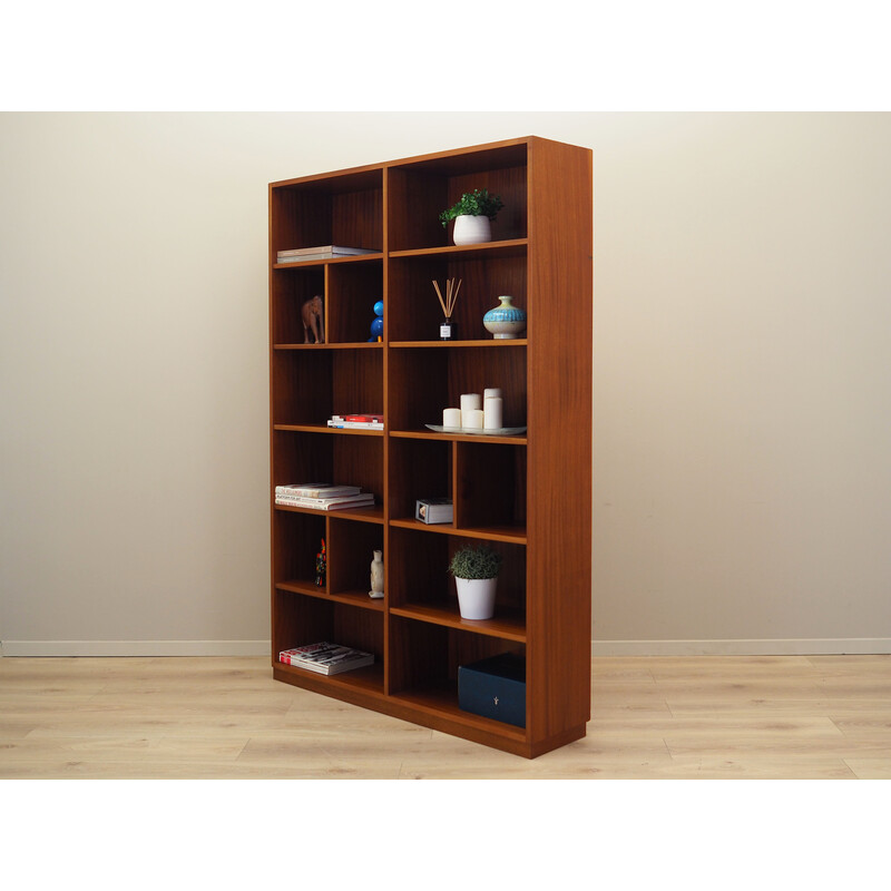 Vintage mahogany bookcase, Denmark 1970s