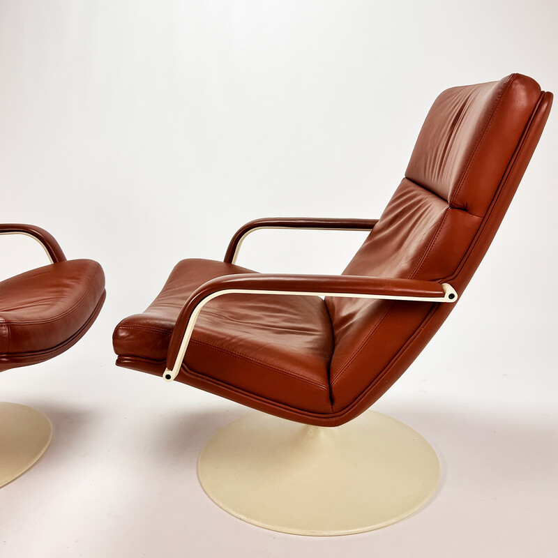 Vintage Artifort F141 armchair by G. Harcourt, 1970s