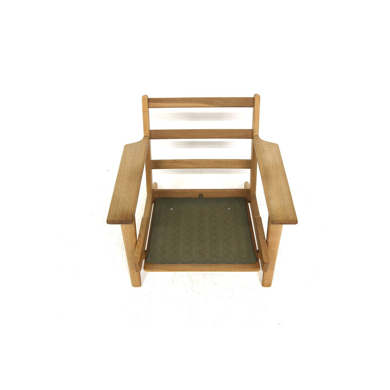 Vintage Ge-290 eiken fauteuil van Hans J. Wegner voor Getama, 1960