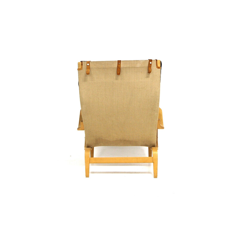 Vintage fauteuil "Pernilla 69" van Bruno Mathsson voor Karl Mathsson, Zweden 1960