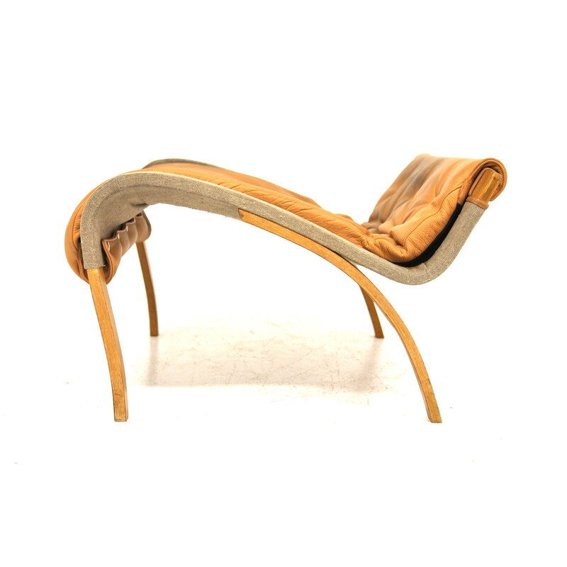Vintage armchair "pernilla" by Bruno Mathsson for Karl Mathsson, Sweden 1960