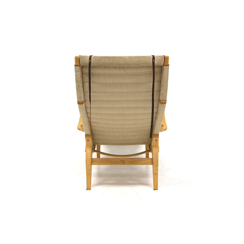 Vintage armchair "Pernilla 3" by Bruno Mathsson for Karl Mathsson, Sweden 1960