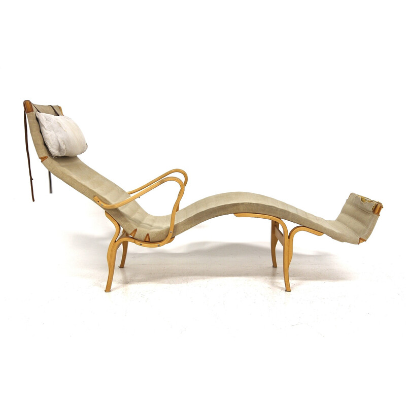 Vintage armchair "Pernilla 3" by Bruno Mathsson for Karl Mathsson, Sweden 1960