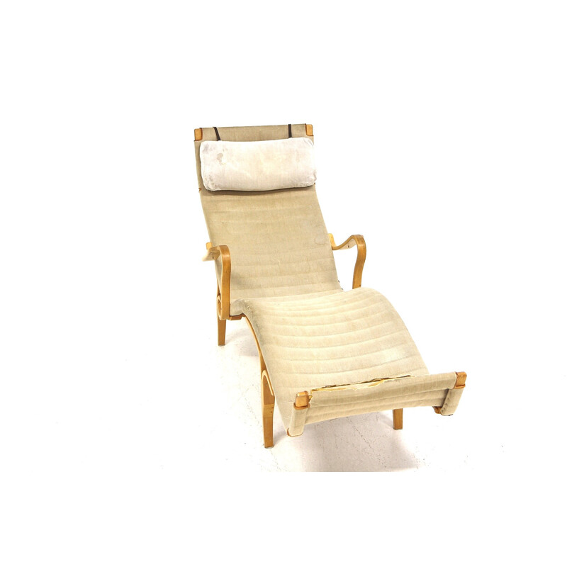 Vintage fauteuil "Pernilla 3" van Bruno Mathsson voor Karl Mathsson, Zweden 1960