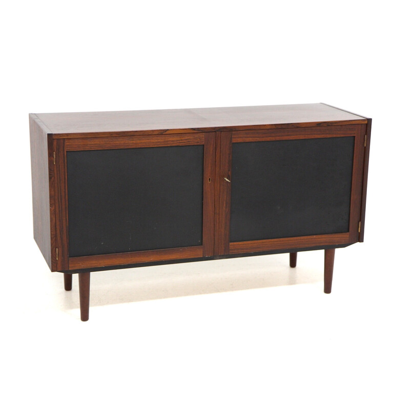 Vintage "Domi Monté" rosewood highboard by Nils Jonssons for Troeds, Sweden 1960