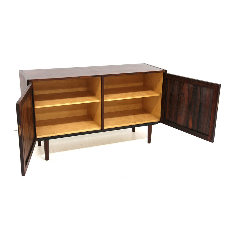 Vintage "Domi Monté" rosewood highboard by Nils Jonssons for Troeds, Sweden 1960