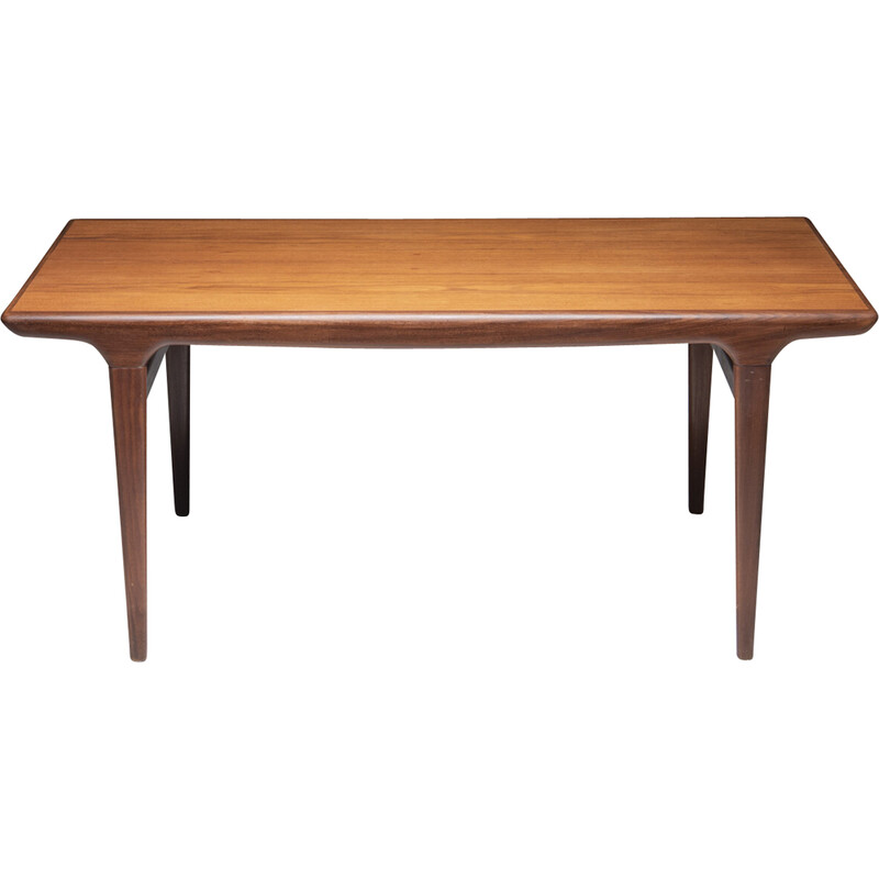 Mesa de jantar extensível Vintage em teca por Johannes Andersen para Uldum Møbelfabrik, Dinamarca Anos 60