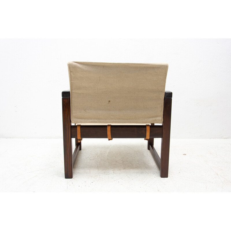 Set of 3 vintage Safari armchairs by Karin Mobring for Ikea, 1980s