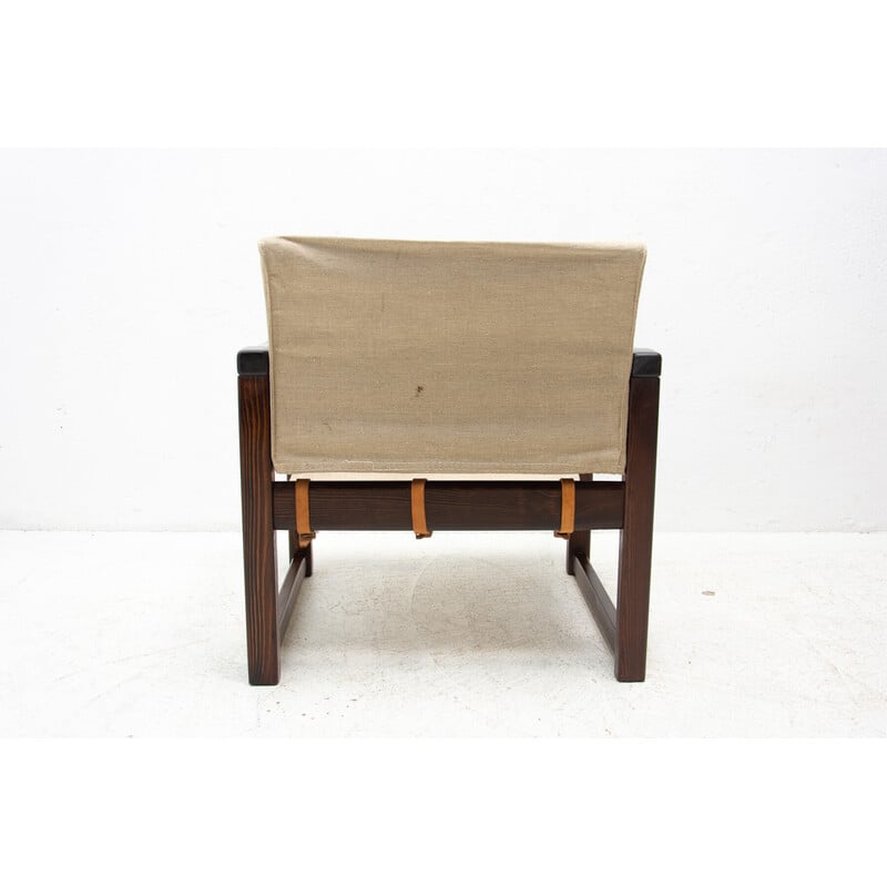 Set of 3 vintage Safari armchairs by Karin Mobring for Ikea, 1980s