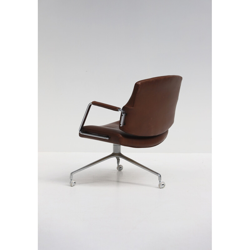 Vintage Fk84 Büro-Sessel von Preben Fabricius und Jorgen Kastholm für Kill International, Dänemark 1970er