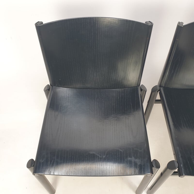 Paire de chaises vintage par Afra et Tobia Scarpa, Italie 1970
