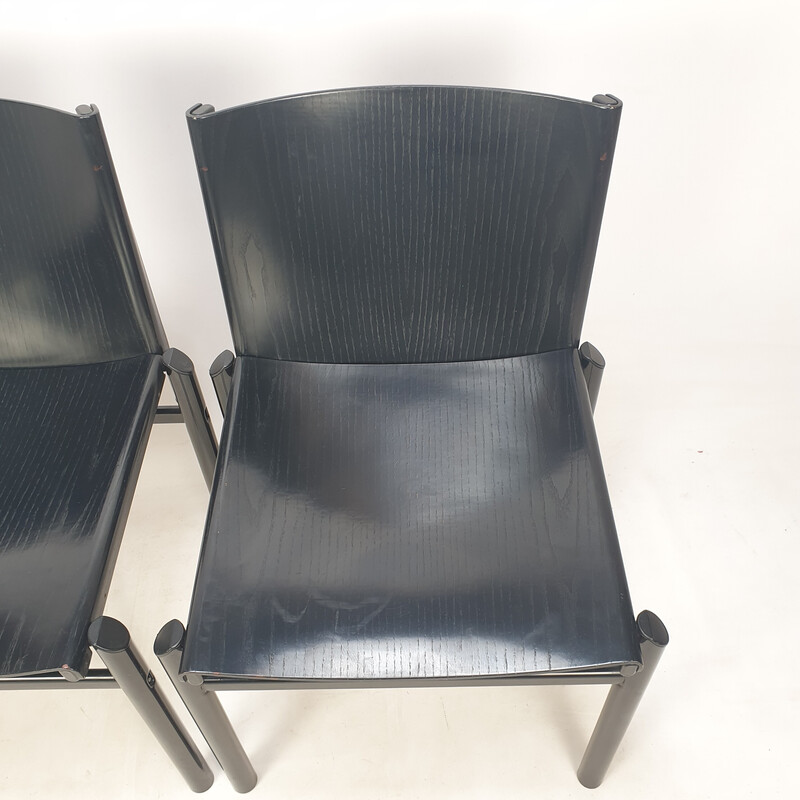 Paire de chaises vintage par Afra et Tobia Scarpa, Italie 1970