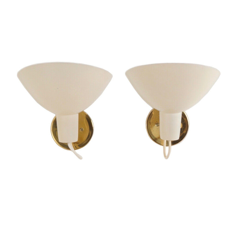 Set of 2 Visor Wall Lights by Vittoriano Vigano for Arteluce - 1950s