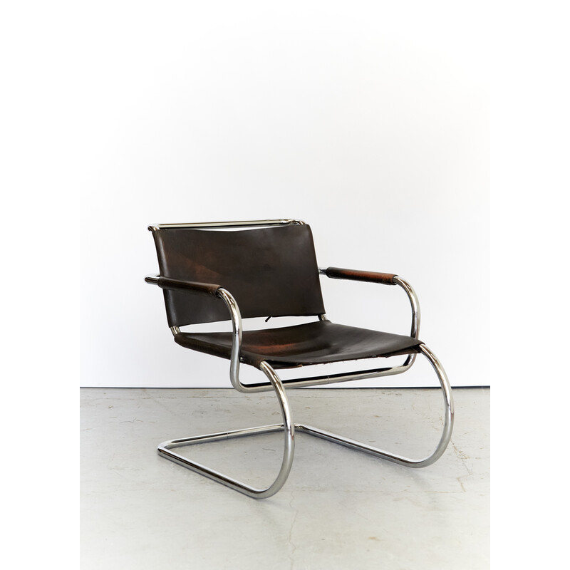 Vintage Triennale armchair by Franco Albini for Tecta