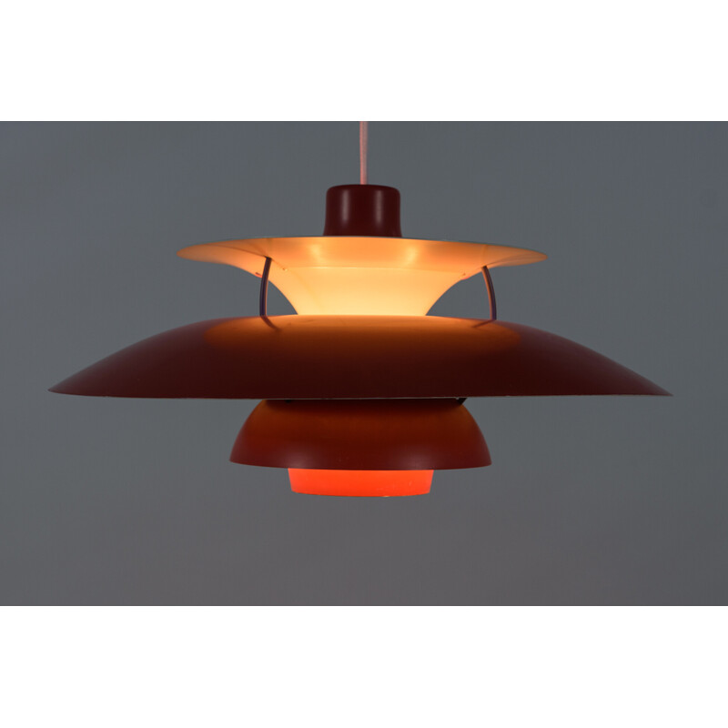 Mid-century model Ph 5 pendant lamp by Poul Henningsen for Louis Poulsen, 1960s