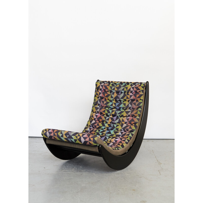 Cadeira de balanço Vintage "Relaxer 2" por Verner Panton, Dinamarca 1974s