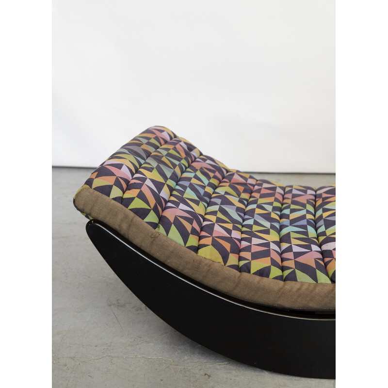 Sedia a dondolo vintage "Relaxer 2" di Verner Panton, Danimarca, 1974