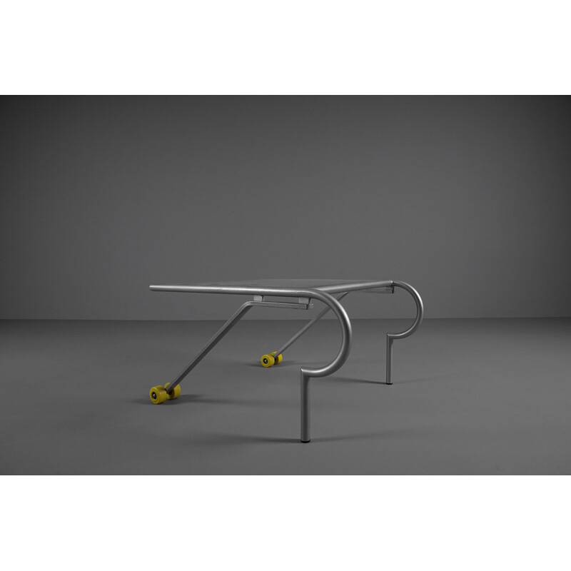 Vintage lounge chair with table Pt Skate by Paul Tuttle for Strässle Collection