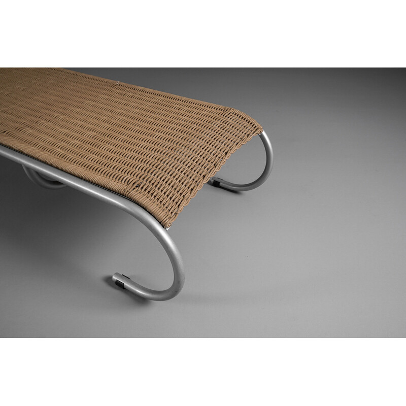 Vintage lounge chair with table Pt Skate by Paul Tuttle for Strässle Collection