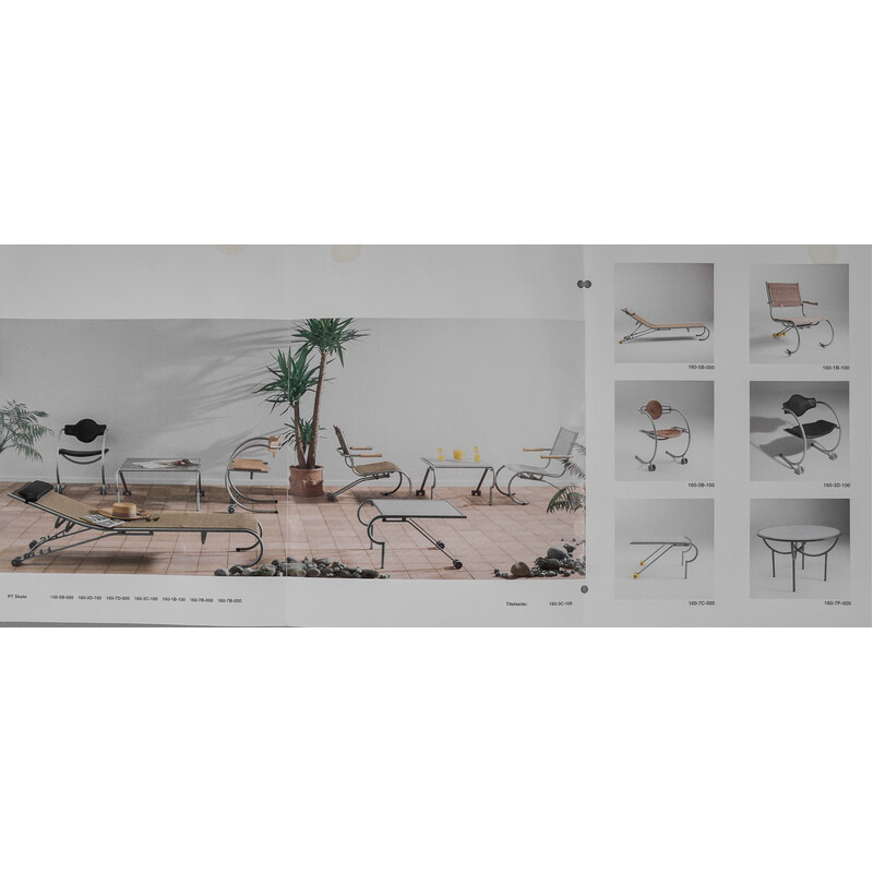 Fauteuil lounge vintage avec table Pt Skate de Paul Tuttle pour Strässle Collection