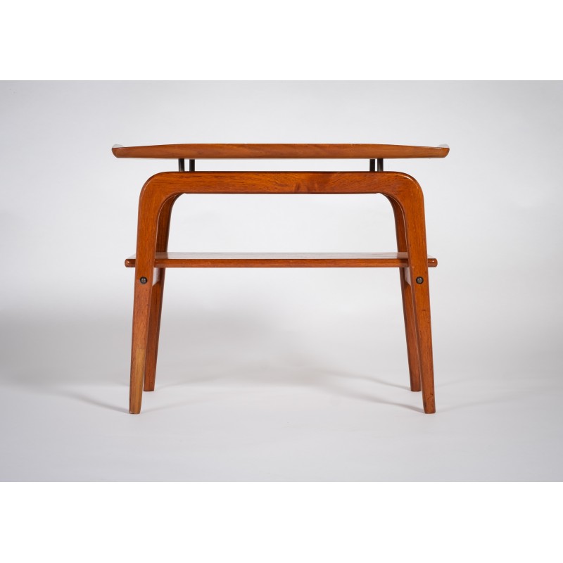 Tavolino vintage in teak di Arne Hovmand Olsen per Mogens Kold