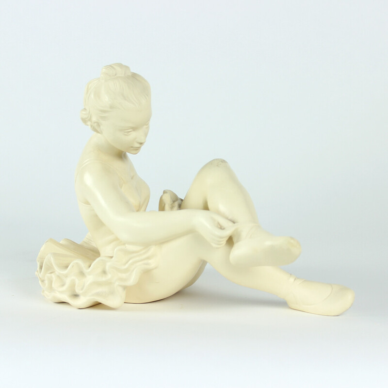 Vintage plaster sculpture by Jihokera, Czechoslovakia 1960s