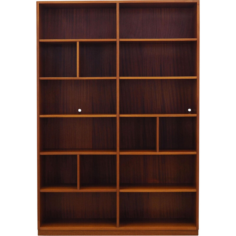 Vintage mahogany bookcase, Denmark 1970s