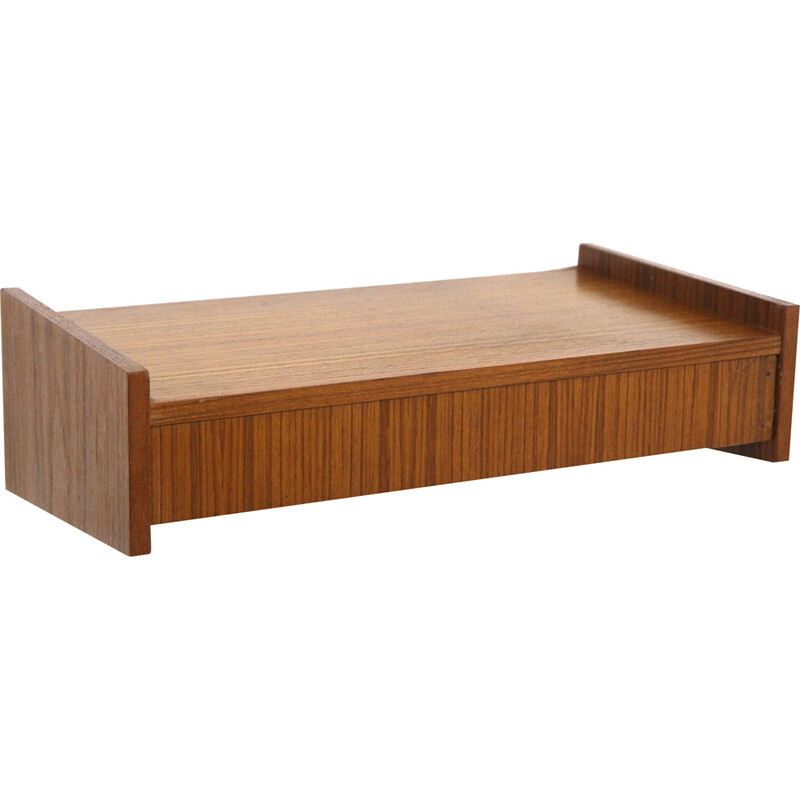 Console da parete in teak vintage, Svezia 1960