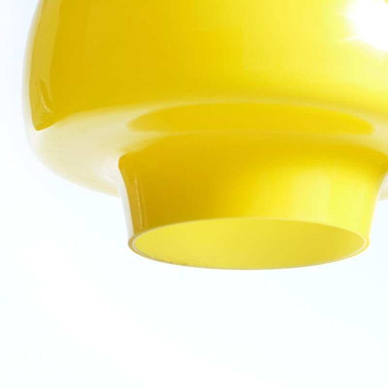 Yellow Napako ceiling light - 1960s