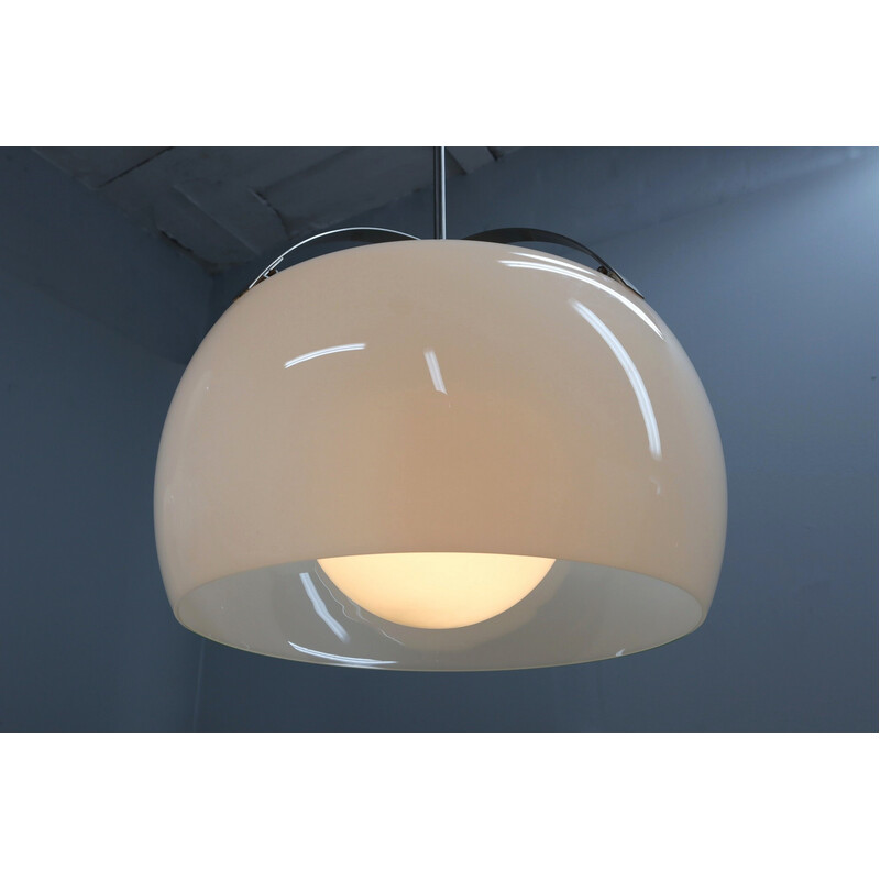 Vintage Omega pendant lamp by Vico Magistretti for Artemide, 1960s