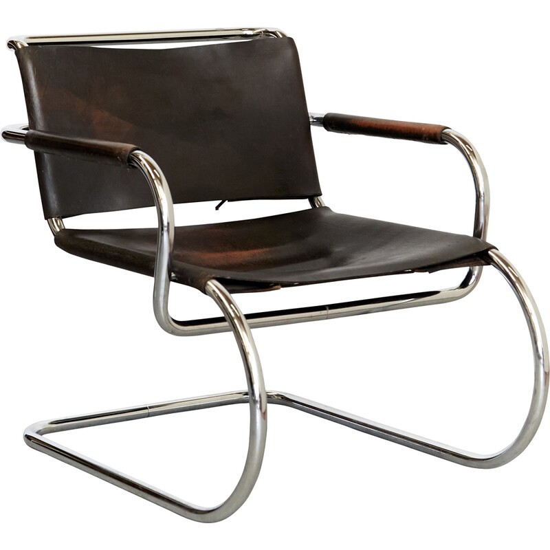 Vintage Triennale armchair by Franco Albini for Tecta