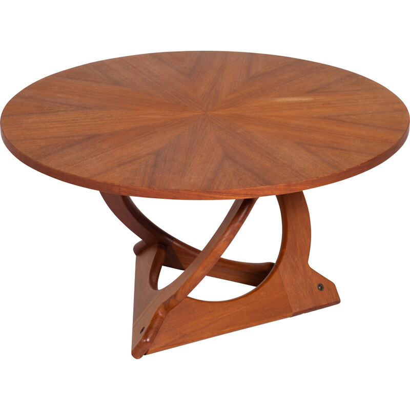 Vintage teak coffee table by Søren Georg Jensen for Kubus, Denmark