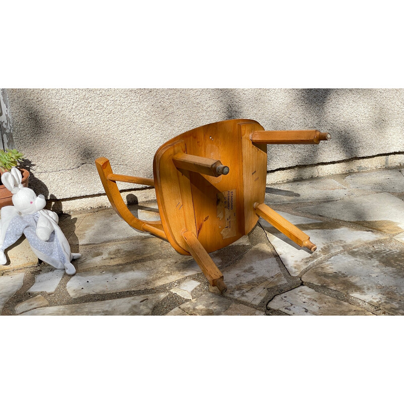 Chaise pour enfant vintage en bois