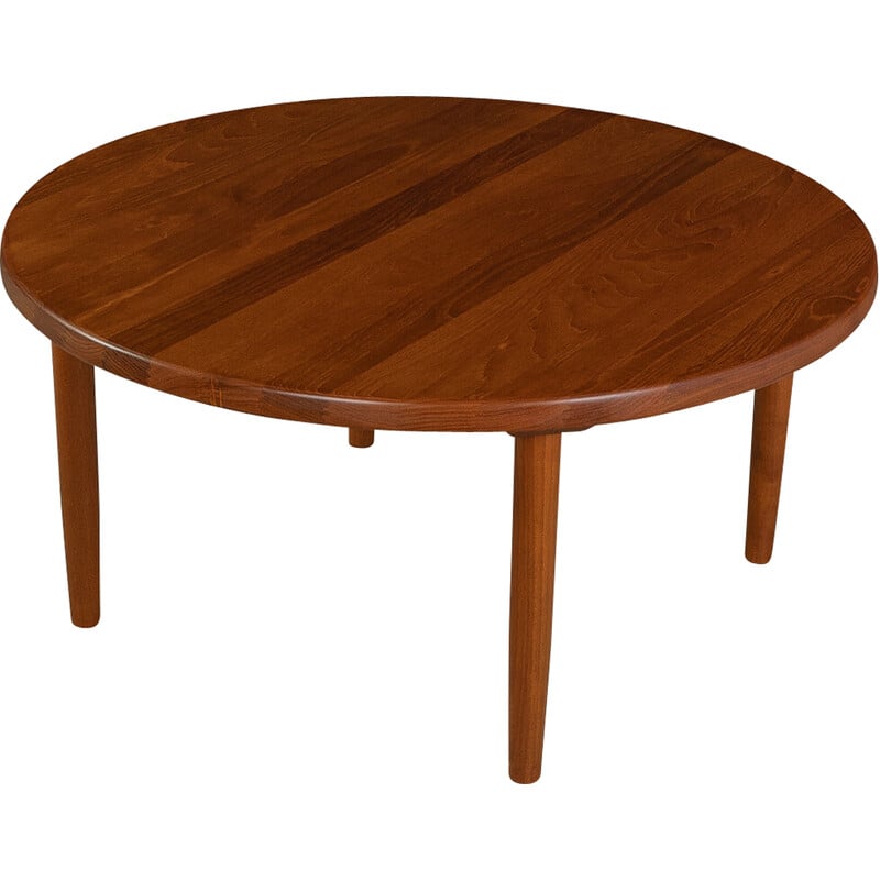 Vintage coffee table in teak by Niels Bach, Denmark 1960s