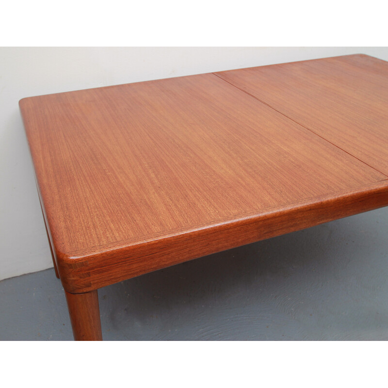 Vintage uittrekbare tafel van teak en hout door H.W. Klein voor Bramin, Denemarken 1960