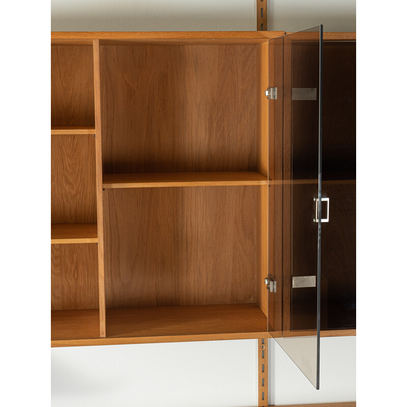 Vintage oakwood shelving system by Kai Kristiansen for Fm Møbler, Denmark 1960s