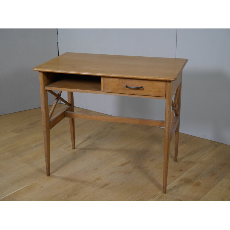 Desk in oak by Ateliers Saint Sabin - 1960s