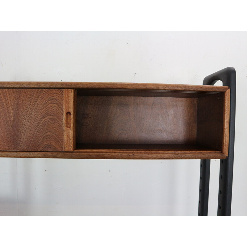 Vintage teak wall unit by Kurt Ostervig for Kp Mobler, Denmark 1960s