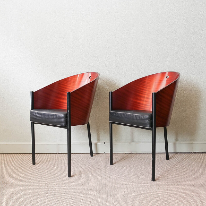 Conjunto de 6 sillas Costes vintage de Philippe Starck para Driade, 1981