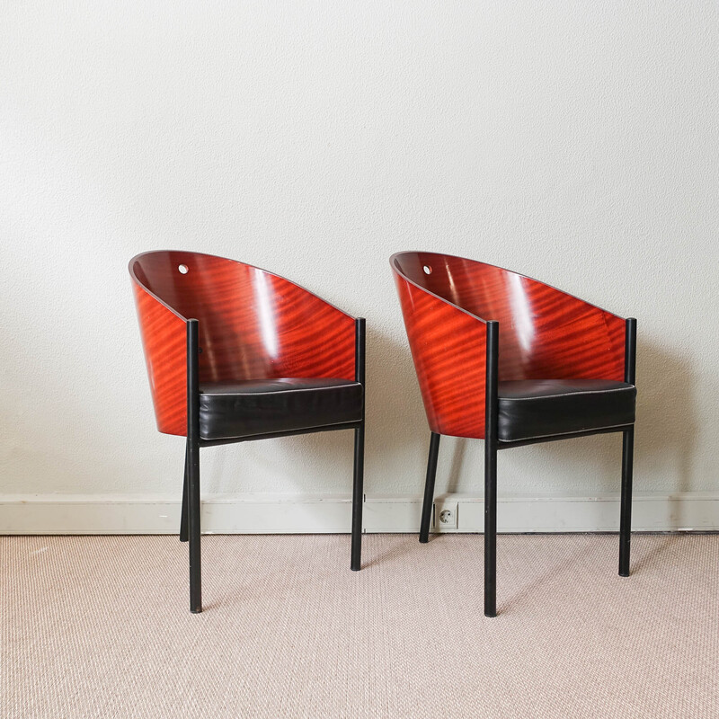 Set of 6 vintage Costes chairs by Philippe Starck for Driade, 1981