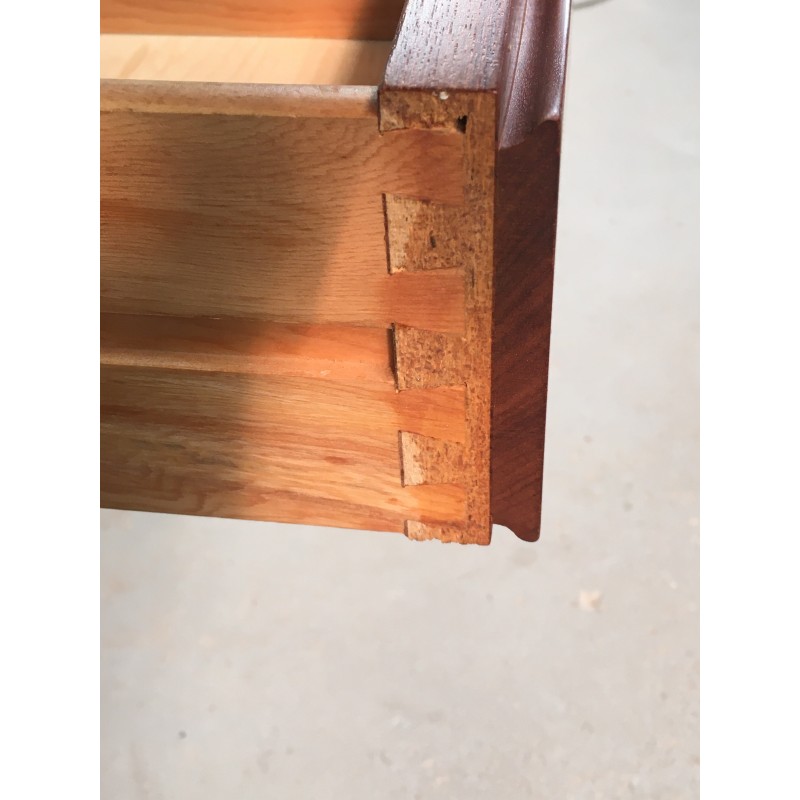 Vintage teak dressing table by Arne Vodder for Oelholm Moebelfabrik, 1960s