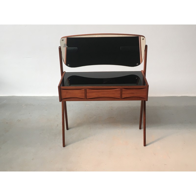 Vintage teak dressing table by Arne Vodder for Oelholm Moebelfabrik, 1960s